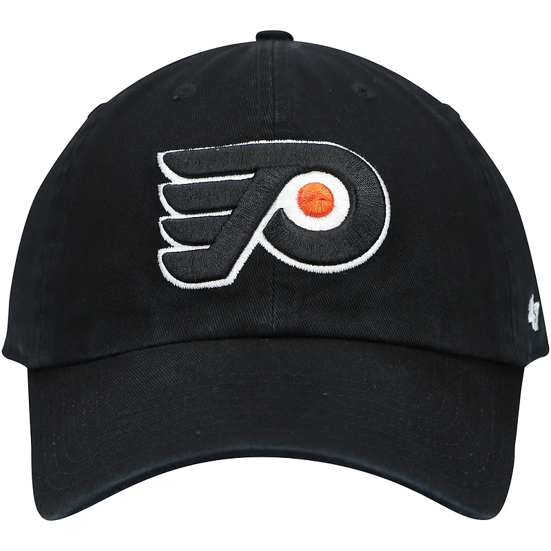 Men's '47 Charcoal Philadelphia Flyers Clean Up Adjustable Hat