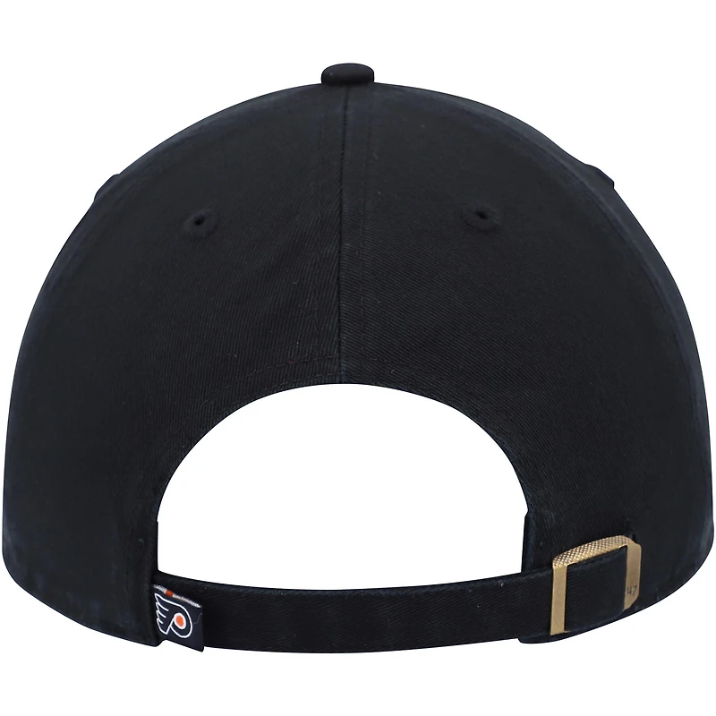 Casquette réglable '47 Philadelphia Flyers Team Logo Clean Up pour homme