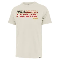 Men's '47 Cream Philadelphia Flyers Americana Franklin T-Shirt