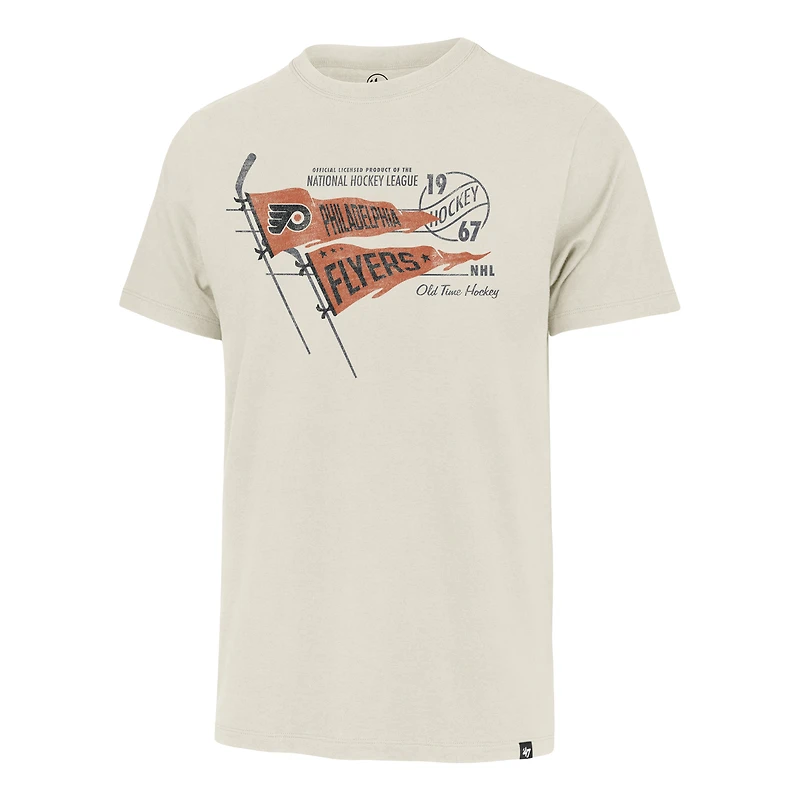 Men's '47 Cream Philadelphia Flyers Journeyman Franklin T-Shirt