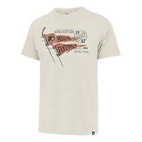 Men's '47  Cream Philadelphia Flyers Journeyman Franklin T-Shirt