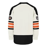 Sweat-shirt à lacets éternel Philadelphia Flyers Pond Hockey Trio '47 crème pour homme
