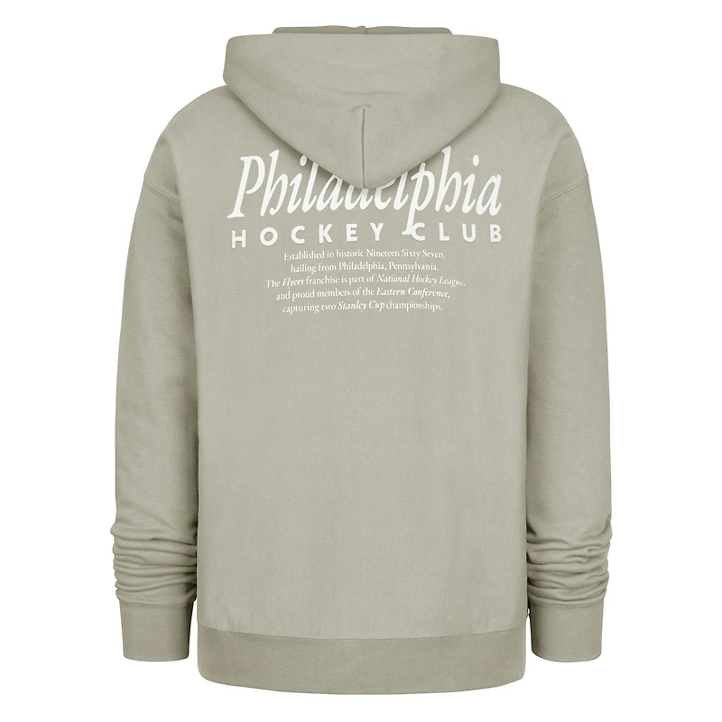 Sweat à capuche gris Philadelphia Flyers Foundation '47 pour homme