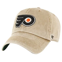 Men's '47 Khaki Philadelphia Flyers  Earldor Clean Up Adjustable Hat