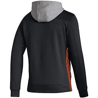 Men's adidas Black Philadelphia Flyers Skate Lace AEROREADY Pullover Hoodie