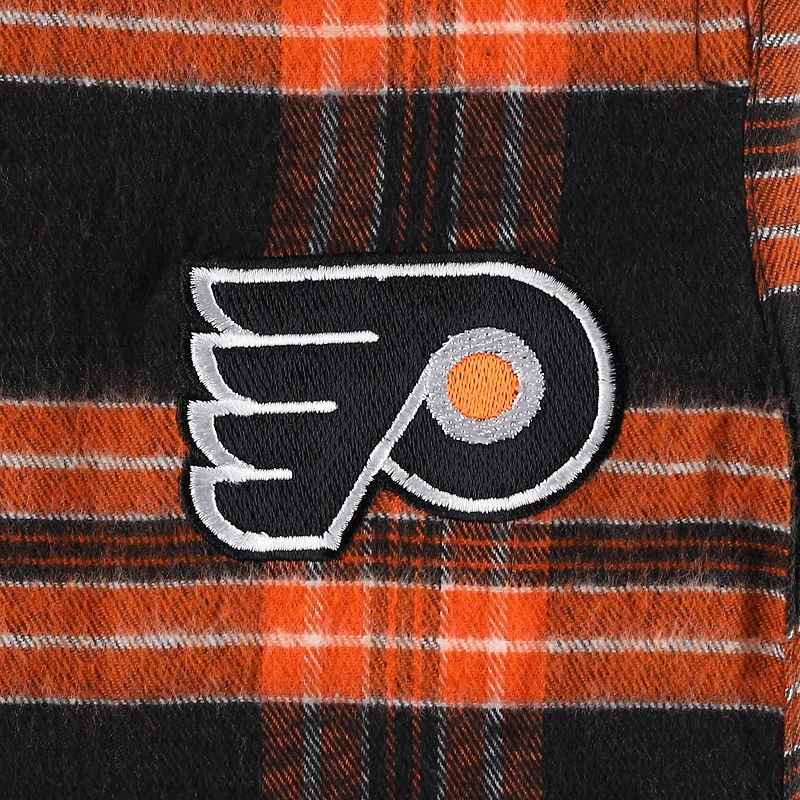 Ensemble de nuit pour homme Big & Tall Flyers Philadelphie noir/orange et pantalon pyjama