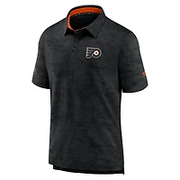 Polo noir authentique Pro Rink des Flyers de Philadelphie pour homme