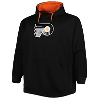 Sweat à capuche noir en molleton Big & Tall des Flyers de Philadelphie pour hommes