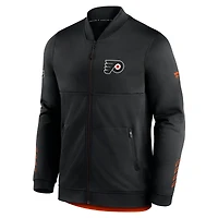 Veste zippée noire pour homme des Flyers de Philadelphie