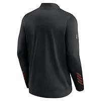 Veste zippée noire pour homme des Flyers de Philadelphie