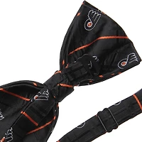 Men's Black Philadelphia Flyers Oxford Bow Tie