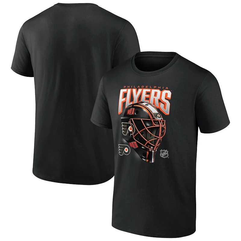 T-shirt noir pour homme des Flyers de Philadelphie, motif Penalty Box