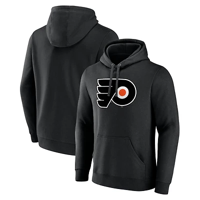 Sweat à capuche noir avec logo principal des Flyers de Philadelphie pour hommes