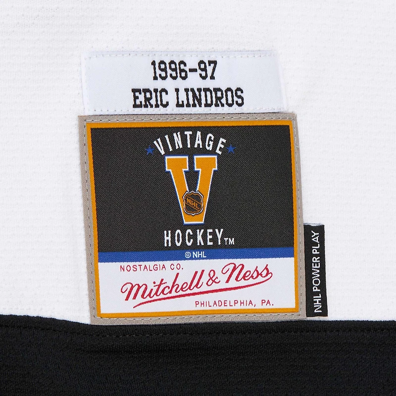 Men's Eric Lindros White Philadelphia Flyers 1996-97 Power Play Jersey