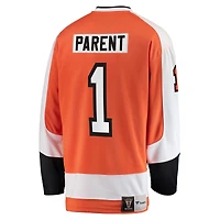 Fanatics pour hommes Bernie Parent Orange Philadelphia Flyers Premier Breakaway Maillot de joueur retraité