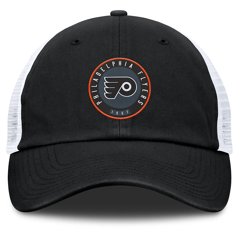 Men's Fanatics  Black/Gray Philadelphia Flyers Averie Trucker Adjustable Hat