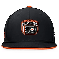 Casquette Snapback NHL Draft 2024 Fanatics noire des Flyers de Philadelphie pour hommes