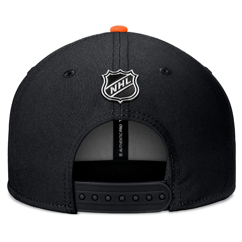 Casquette Snapback NHL Draft 2024 Fanatics noire des Flyers de Philadelphie pour hommes