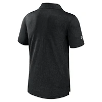 Men's Fanatics  Black Philadelphia Flyers Authentic Pro Jacquard Polo