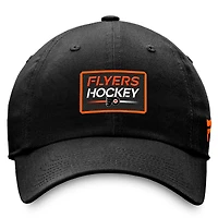 Men's Fanatics  Black Philadelphia Flyers Authentic Pro Prime Adjustable Hat