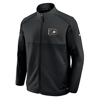 Veste zippée intégrale Pro Rink authentique noire des Flyers de Philadelphie Fanatics pour homme