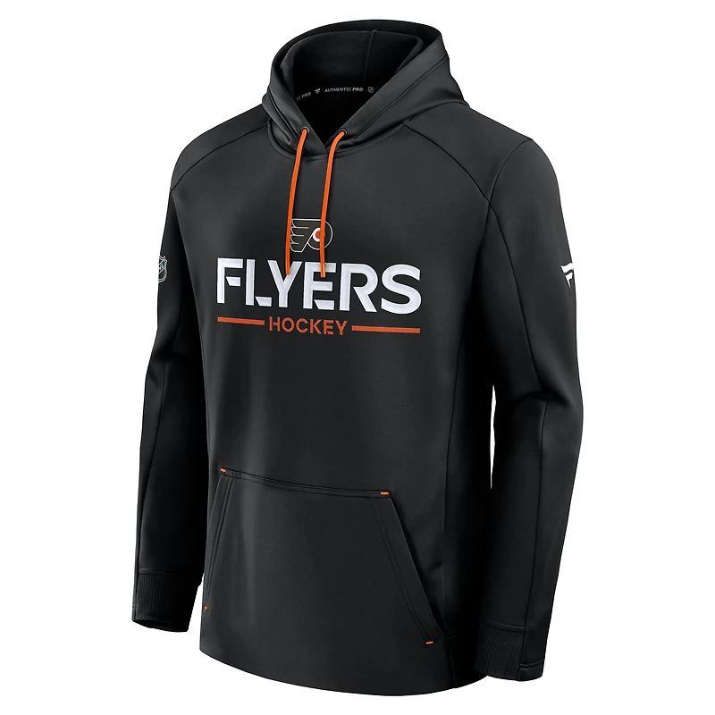 Sweat à capuche authentique Pro Rink des Flyers de Philadelphie pour homme, noir, Fanatics
