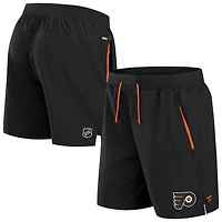 Short de performance authentique Pro Rink des Flyers Philadelphie Fanatics pour hommes, noir