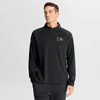 Pull d'entraînement à glissière quart de tour authentique Pro Rink des Flyers Philadelphie Fanatics pour homme, noir