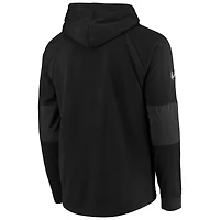 Fanatics Branded Black Philadelphia Flyers Authentic Pro Rinkside Grid-Back - Veste à glissière complète