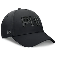 Men's Fanatics Black Philadelphia Flyers Authentic Pro Road Team Code Flex Hat