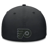 Men's Fanatics Black Philadelphia Flyers Authentic Pro Road Team Code Flex Hat