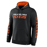 Sweat à capuche en polaire Big City Legacy des Flyers de Philadelphie Fanatics pour hommes, noir