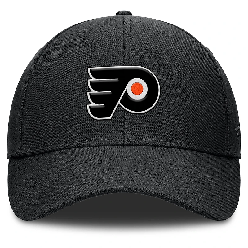 Men's Fanatics Black Philadelphia Flyers Force Adjustable Hat