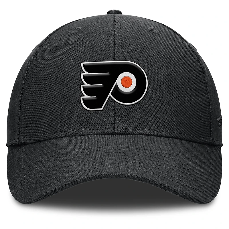 Men's Fanatics Black Philadelphia Flyers Force Adjustable Hat
