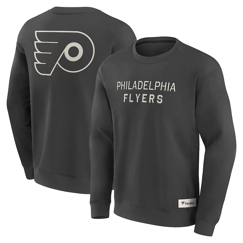 Sweat-shirt à capuche pour homme Fanatics Charcoal Philadelphia Flyers Elements Future Ground Lettering
