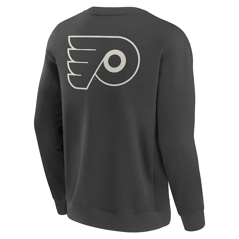 Sweat-shirt à capuche pour homme Fanatics Charcoal Philadelphia Flyers Elements Future Ground Lettering