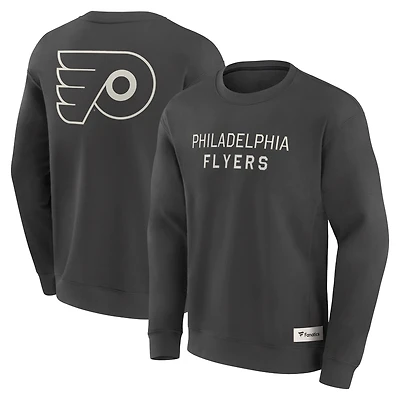 Sweat-shirt à capuche pour homme Fanatics Charcoal Philadelphia Flyers Elements Future Ground Lettering