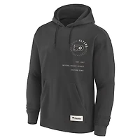 Sweat à capuche Future Ground Info pour homme Fanatics Charcoal Philadelphia Flyers