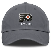 Men's Fanatics Charcoal Philadelphia Flyers Washed Adjustable Hat
