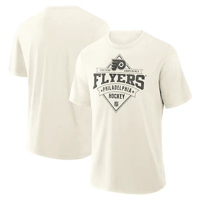 T-shirt Fanatics Cream Philadelphia Flyers Vintage Insp. Stadium Slub pour homme