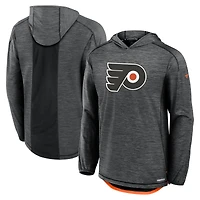 Sweat à capuche authentique Pro Rink des Flyers de Philadelphie pour homme, couleur charbon chiné, Fanatics