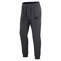 Pantalon de survêtement authentique Pro Road Jogger Fanatics Heather Charcoal pour hommes des Flyers Philadelphie