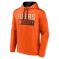 Sweat à capuche rasage de près fanatiques pour hommes, orange chiné, Flyers Philadelphie