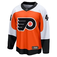 Men's Fanatics Nicolas Deslauriers Orange Philadelphia Flyers Home Breakaway Jersey
