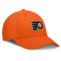 Casquette Flex Core avec logo principal orange des Flyers de Philadelphie Fanatics pour hommes