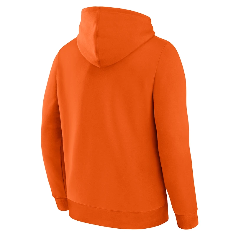 Sweat à capuche orange Fanatics pour homme des Philadelphia Flyers Net Minder Legacy