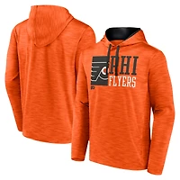 Sweat à capuche orange Fanatics pour hommes des Flyers de Philadelphie Never Quit