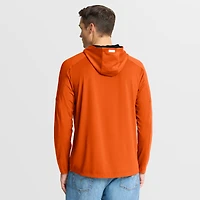 T-shirt à capuche manches longues orange pour hommes Fanatics Philadelphia Flyers Penalty Shot