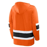 Sweat à capuche polaire orange Fanatics Prime Time des Flyers de Philadelphie pour hommes