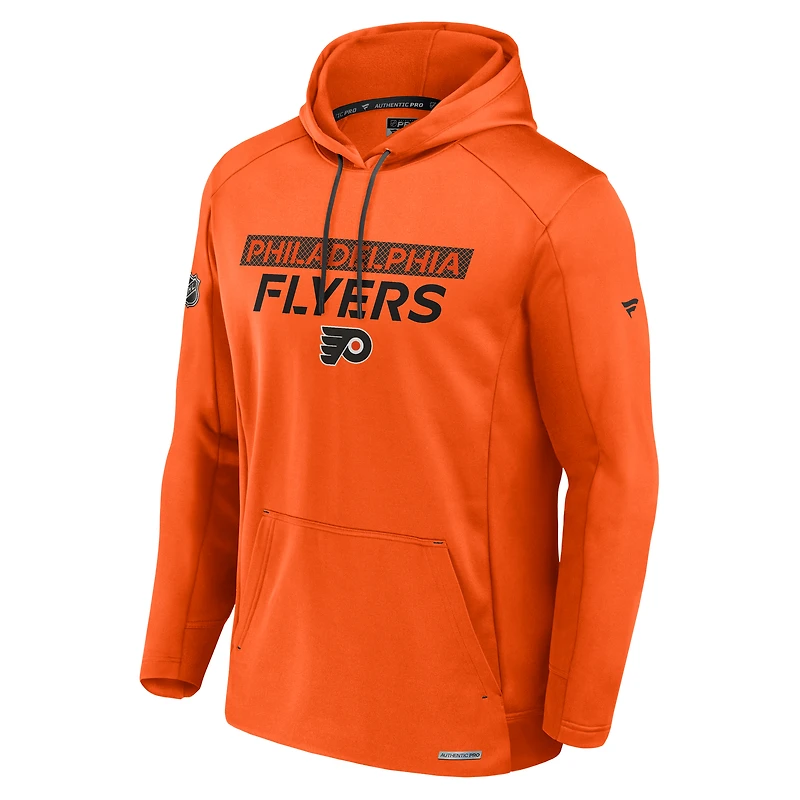 Sweat à capuche en molleton orange Pro Rink des Flyers de Philadelphie Fanatics pour homme